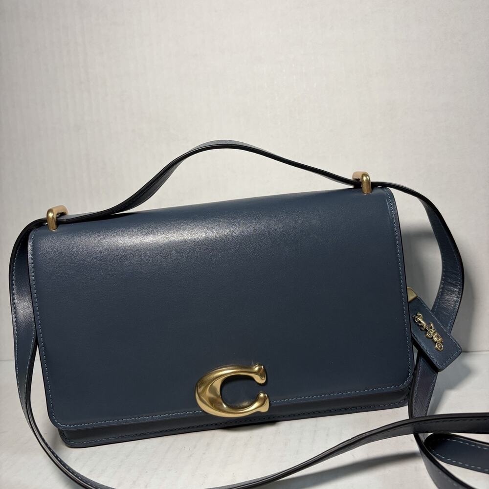 Coach Bandit Shoulder Bag - Brass/Denim W/ Dustbag